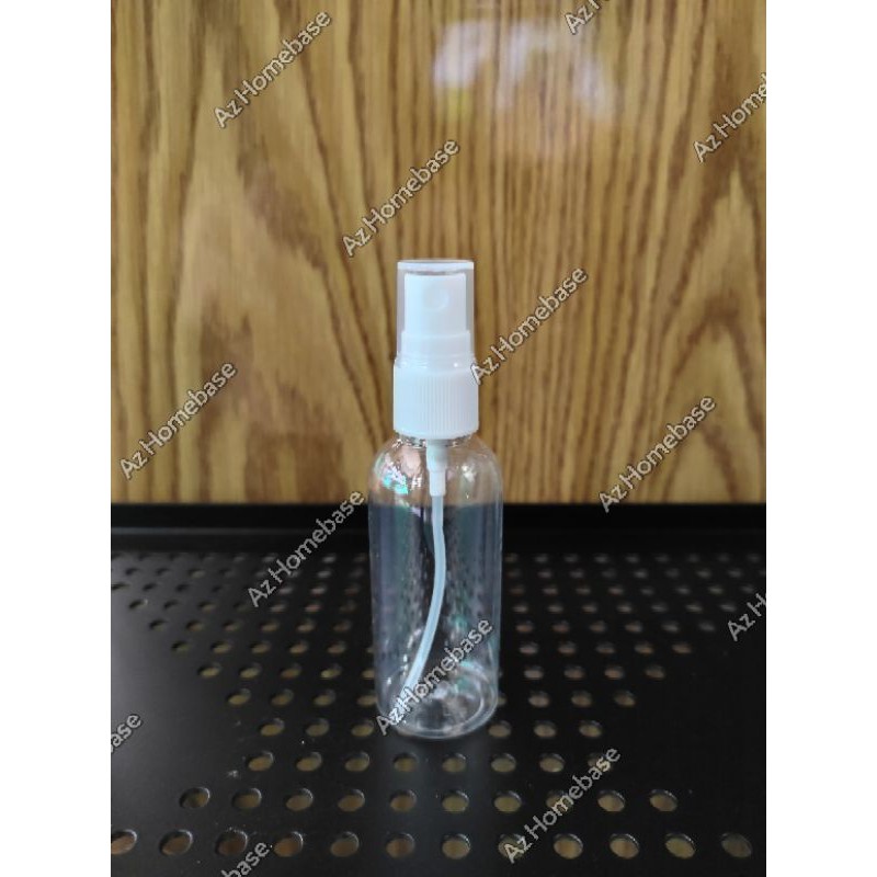 Botol Spray 60ml Natural Spray Putih - Botol Spray 60 ml - Botol Parfum 60ml - Botol Plastik 60ml