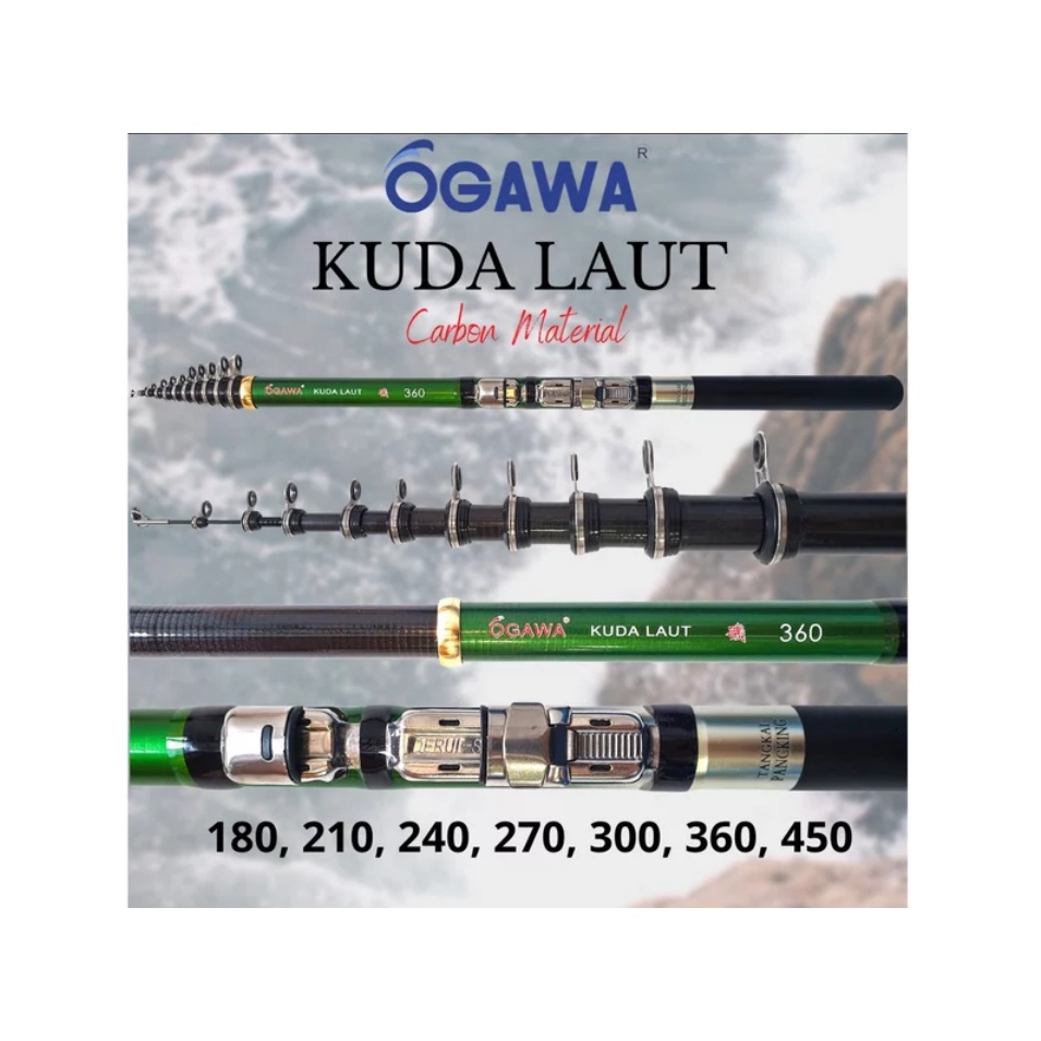 Joran Tegek Kolong Ogawa KUDA LAUT 180 210 240 300 360 450