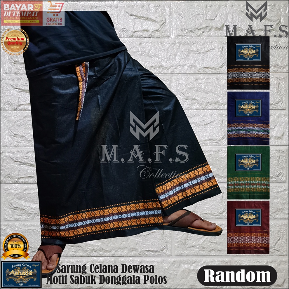 SARUNG CELANA COUPLE ANAK &amp; AYAH MOTIF POLOS SABUK NEW WARNA ASHATID