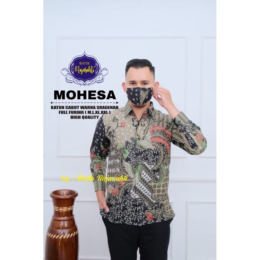 MOHESA RAJASAKTI KEMEJA BATIK PRIA SOLO LENGAN PANJANG LAPIS FURING PREMIUM BIMA BRAMANTYA CHAKRA DEVANDRA DEWANTA DHANI DHARMA DRAJAT DZAKY ELANG ENDRA FARRAZI GADHING GAVIN GIANDRA GUNTURAJI HANUNG HARIS HARSHA HASTHA JANITRA JAYANEGARA JAYASURA