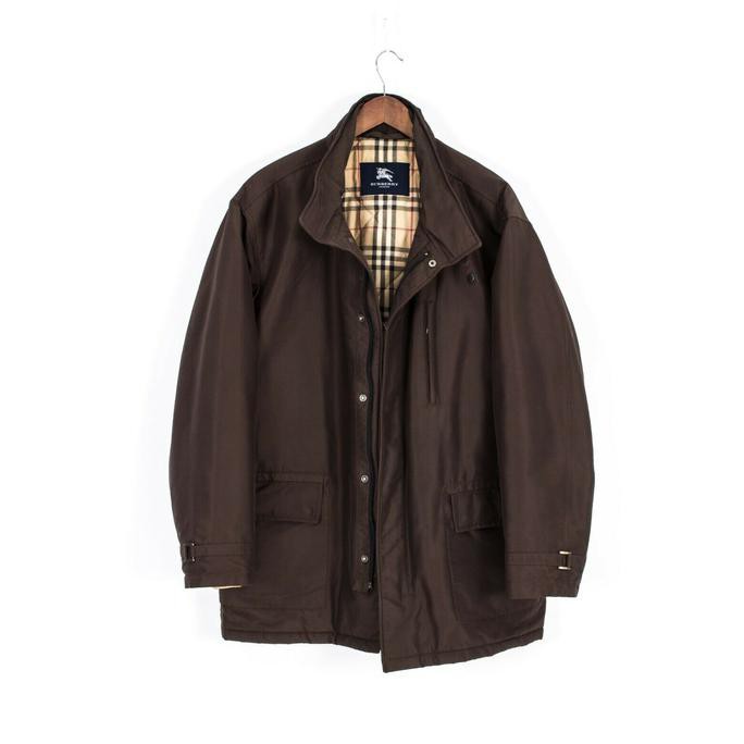 Burberry London Brown Rare Mens Black Jacket Coat .Deevagrosir.Olshop