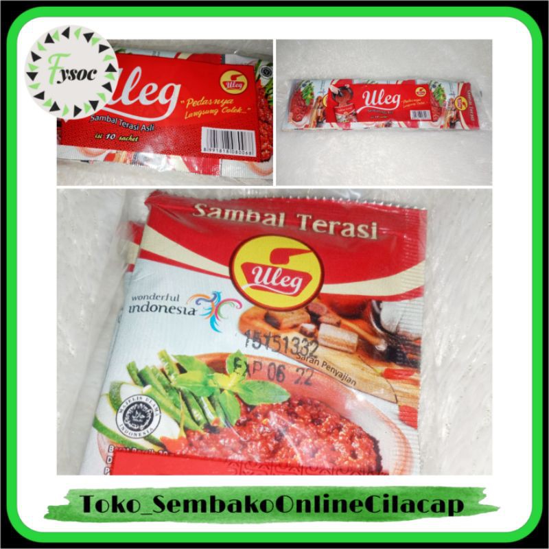 [30gr] SAMBAL TERASI ABC | TERASI ULEG SACHET RP 1.500,- | SAMBAL TRASI