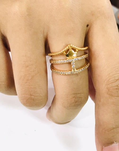 Cincin wanita //cincin permata //cincin lapis emas //perhiasan