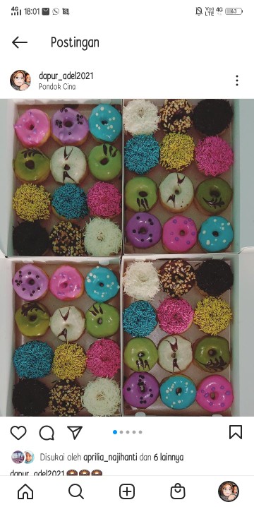 Box Donat 1/2 Lusin Food Grade