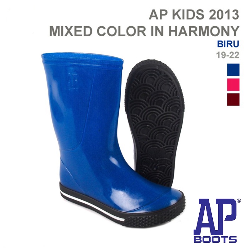 AP Boots Kids 2013 Color In Harmony / Sepatu Boots Anak Karet Unisex