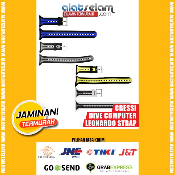 Cressi Dive Computer Leonardo Strap - Tali Jam tangan / Strap Leonardo