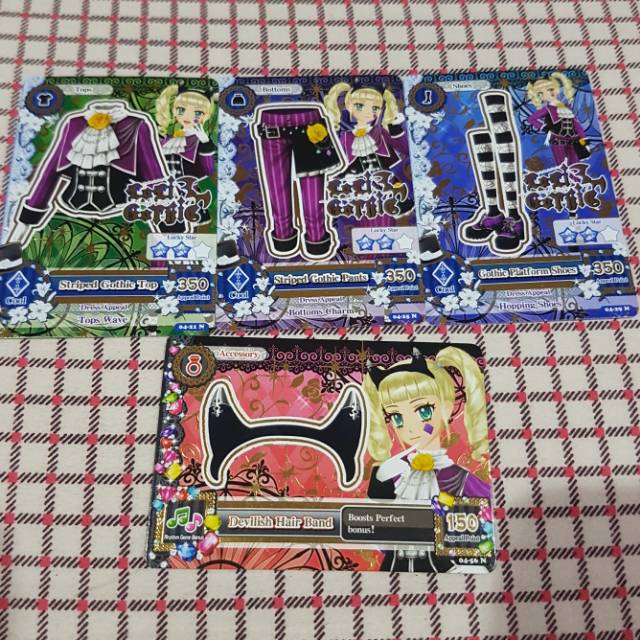 LOLI GOTHIC AIKATSU CARD SET