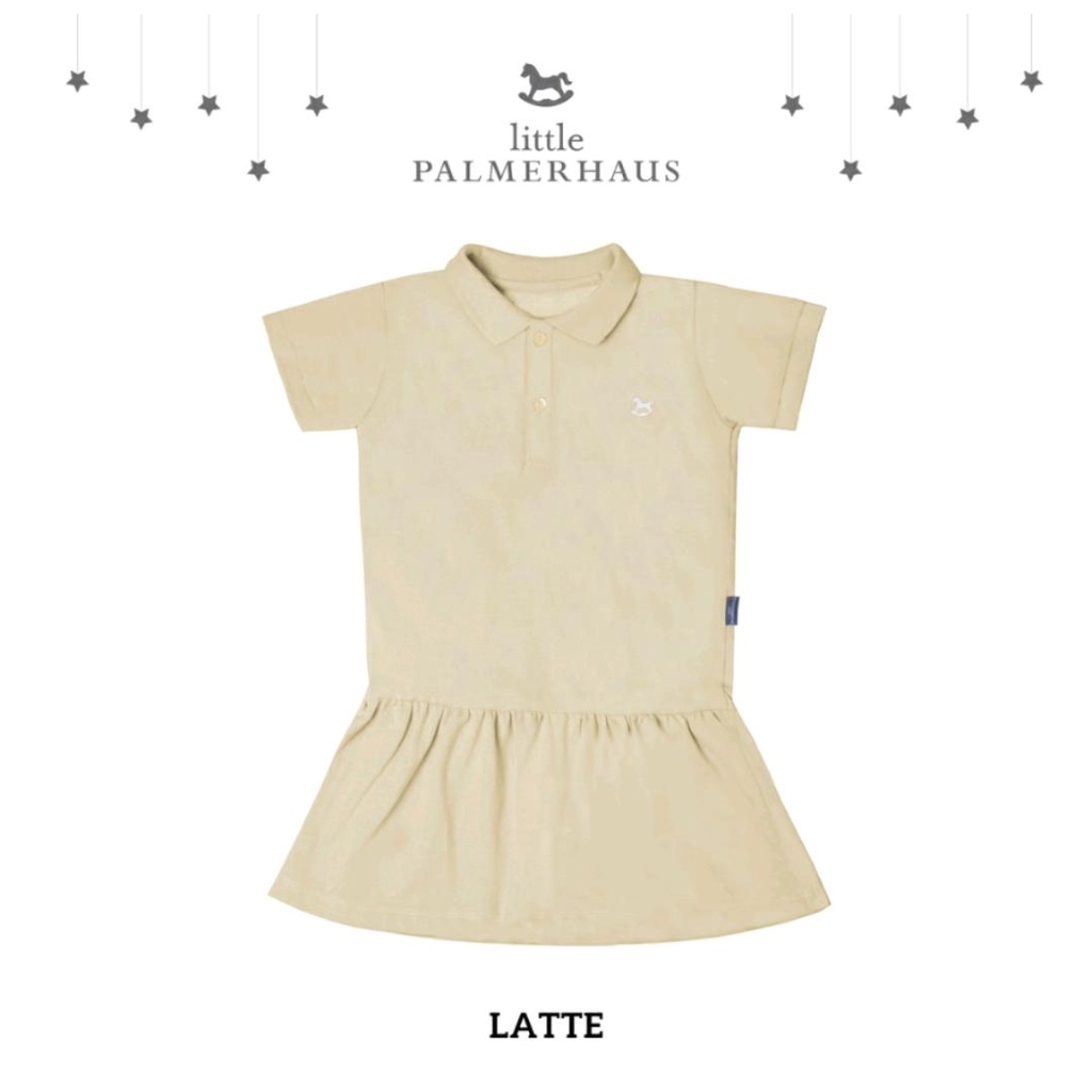 LITTLE PALMERHAUS BASIC POLO DRESS / DRESS ANAK PEREMPUAN