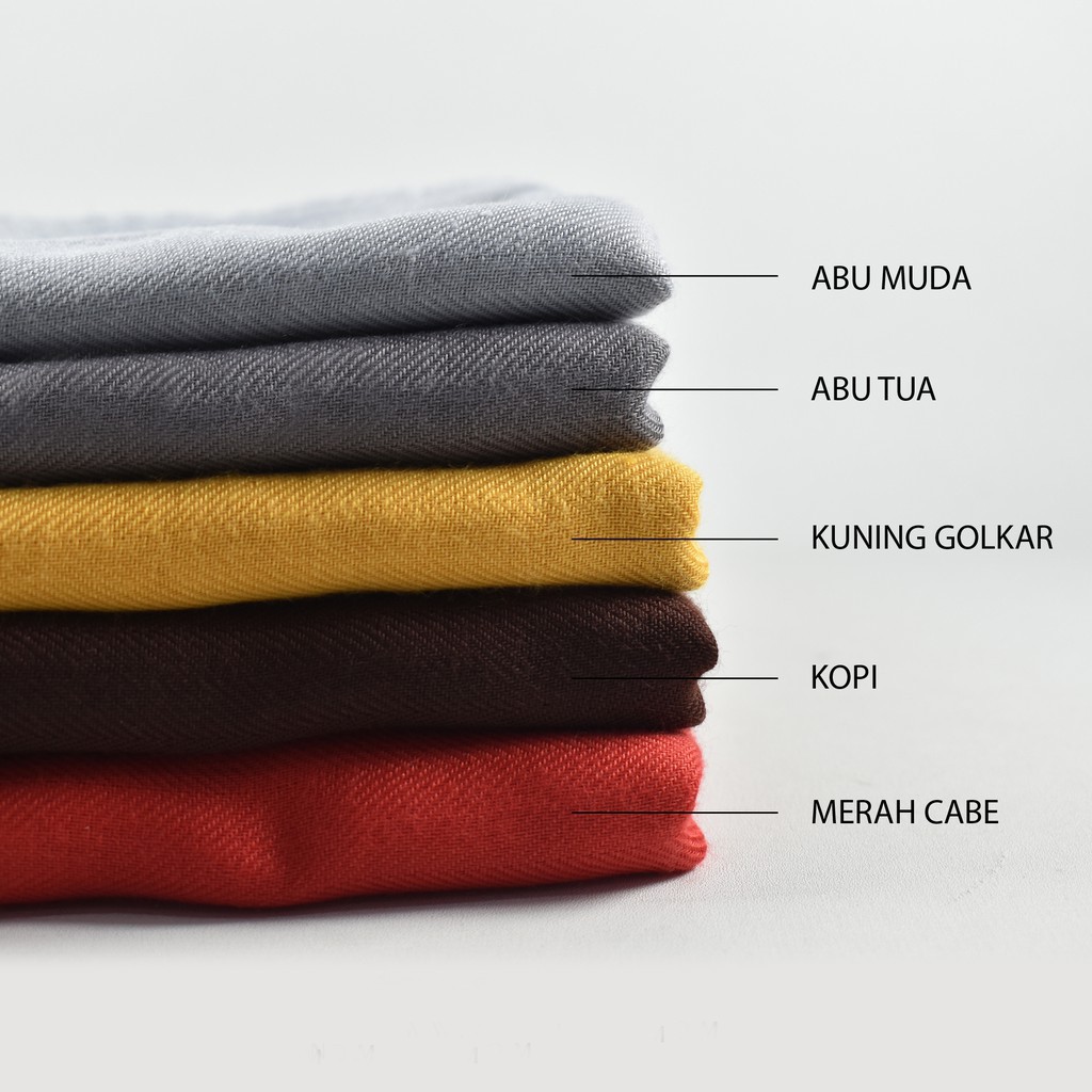 Ansania - Jilbab Segi Empat Tierack Polos Combo A By / Jilbab Polos / Tierack Premium Ansania-4