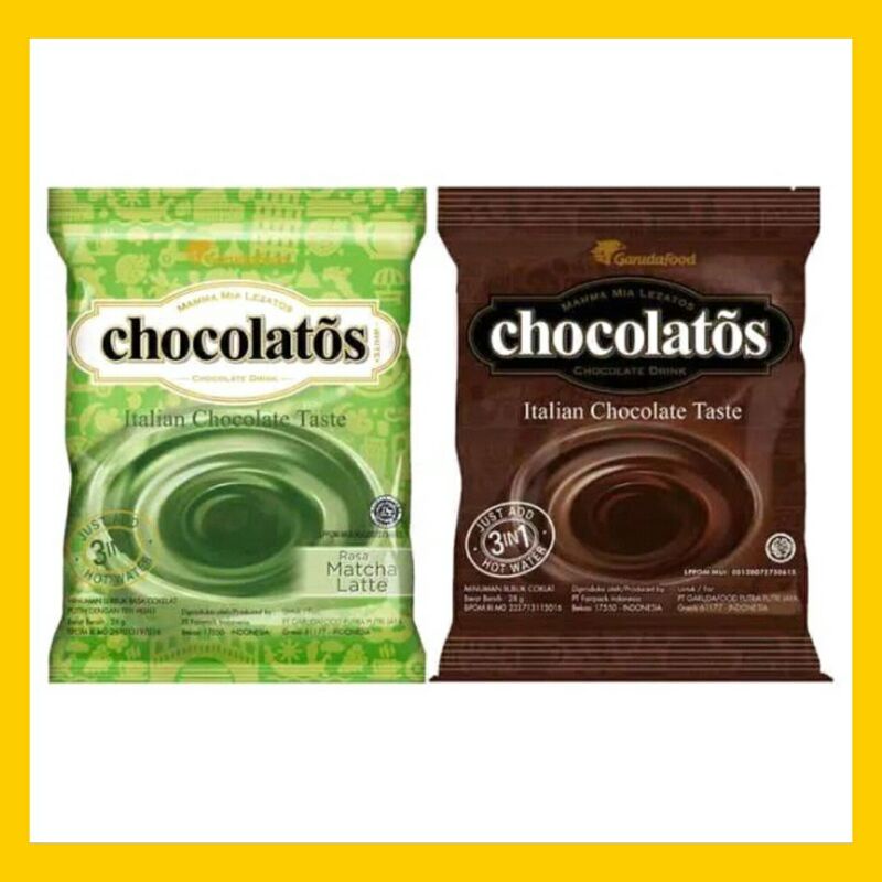 

Chocolatos Drink Coklat Matcha isi 10 sachet