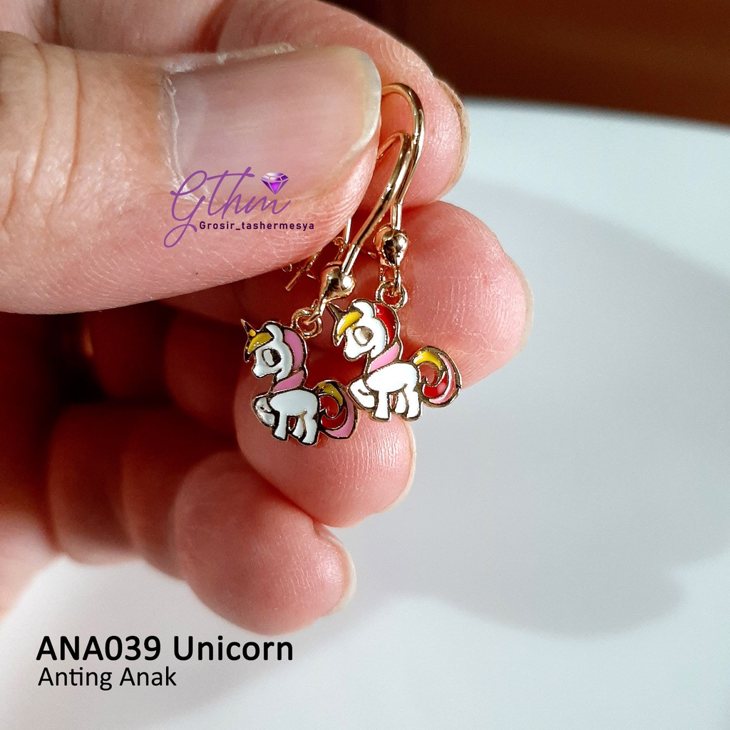 Anting Anak Unicorn Anti Karat Perhiasan fashion import model hook ana039 gthm