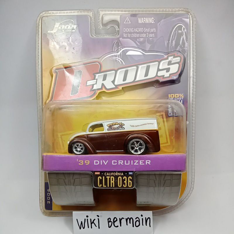 Jada Toys D Rods 39 Div Cruizer