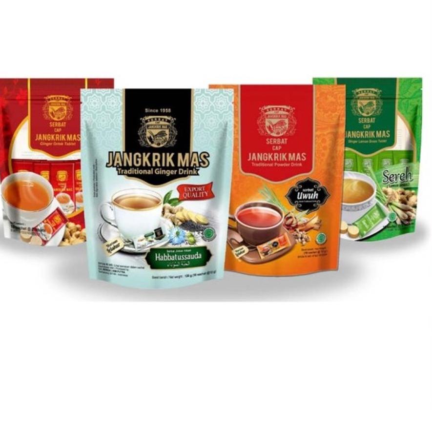 

(PROMO RNS55) Serbat jangkrik mas jahe wedang uwuh sereh ✴