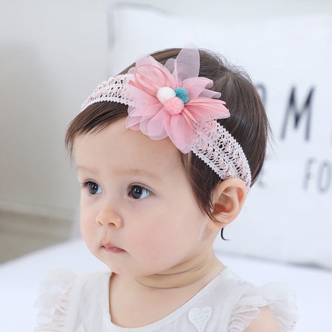 CHUBBI 26/28 Bandana Bayi Headband Anak Flower Bloom