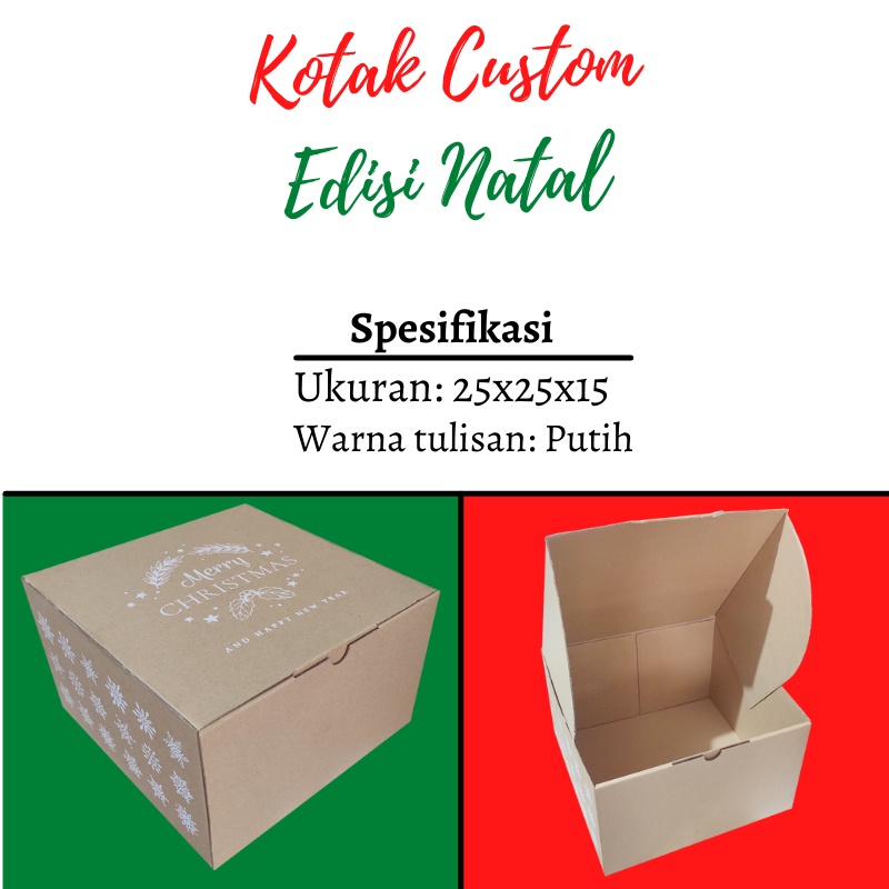 

kardus hampers kotak kado custom box packaging pembungkus kado kotak kardus hampers box packing olshop Corrugated box design natal tulisan putih