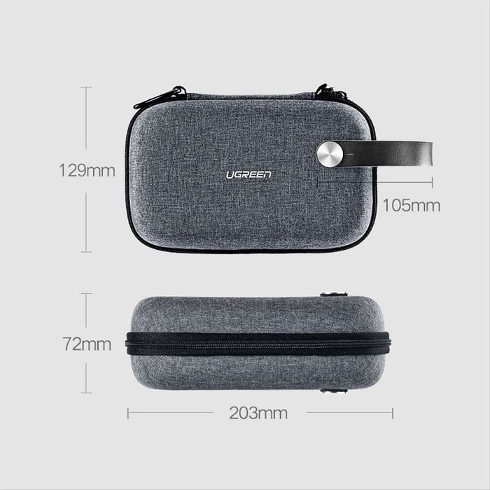 UGREEN Pouch Storage Case Travel Tas Organizer Tempat Penyimpan Kabel Data Charger Earphone LP152 50903