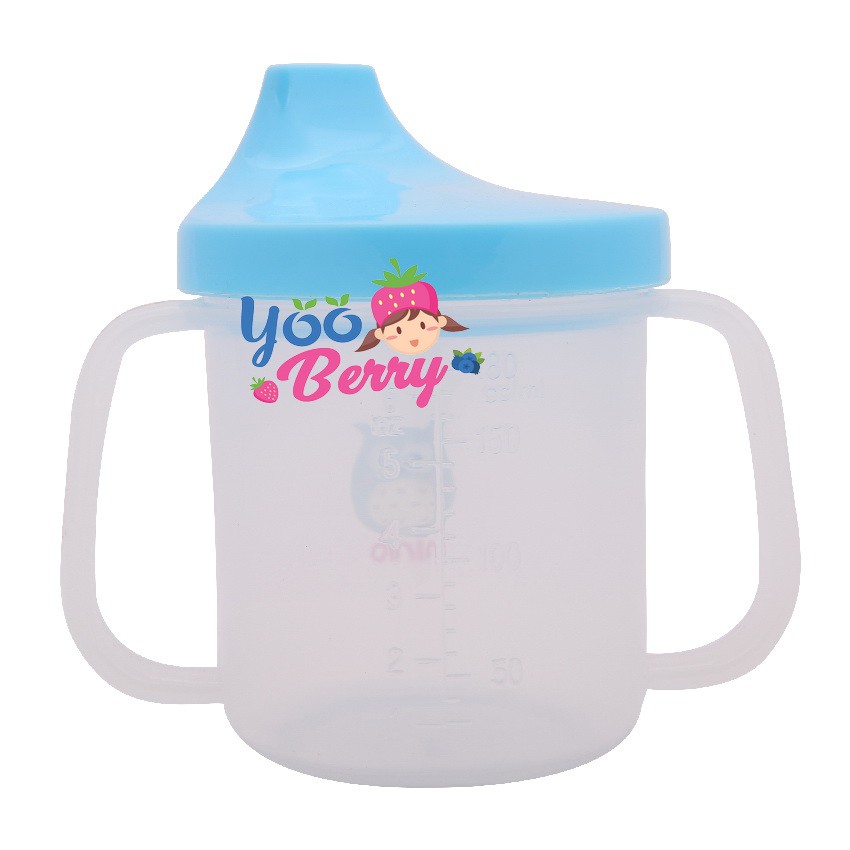 Ninio Training Spout Cup Gelas Minum Bayi Tahan Panas Botol Bayi Berry Mart