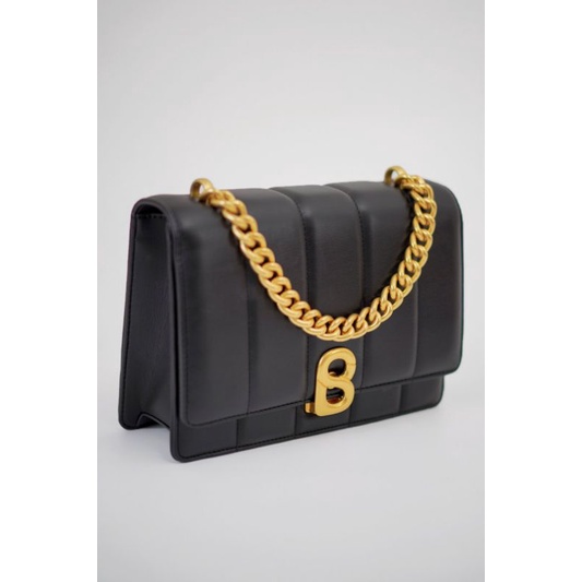 Nora bag black button scarves