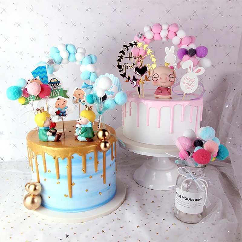 Topper Cake Melengkung / Bow Ties Princess Cake / Unicorn / Baby Topper / Hiasan Kue Ulang Tahun