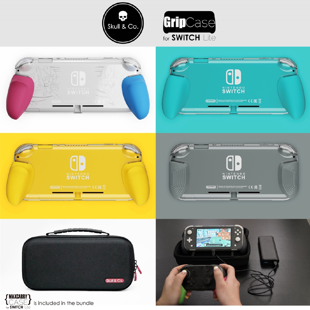 nintendo switch lite grip skull and co