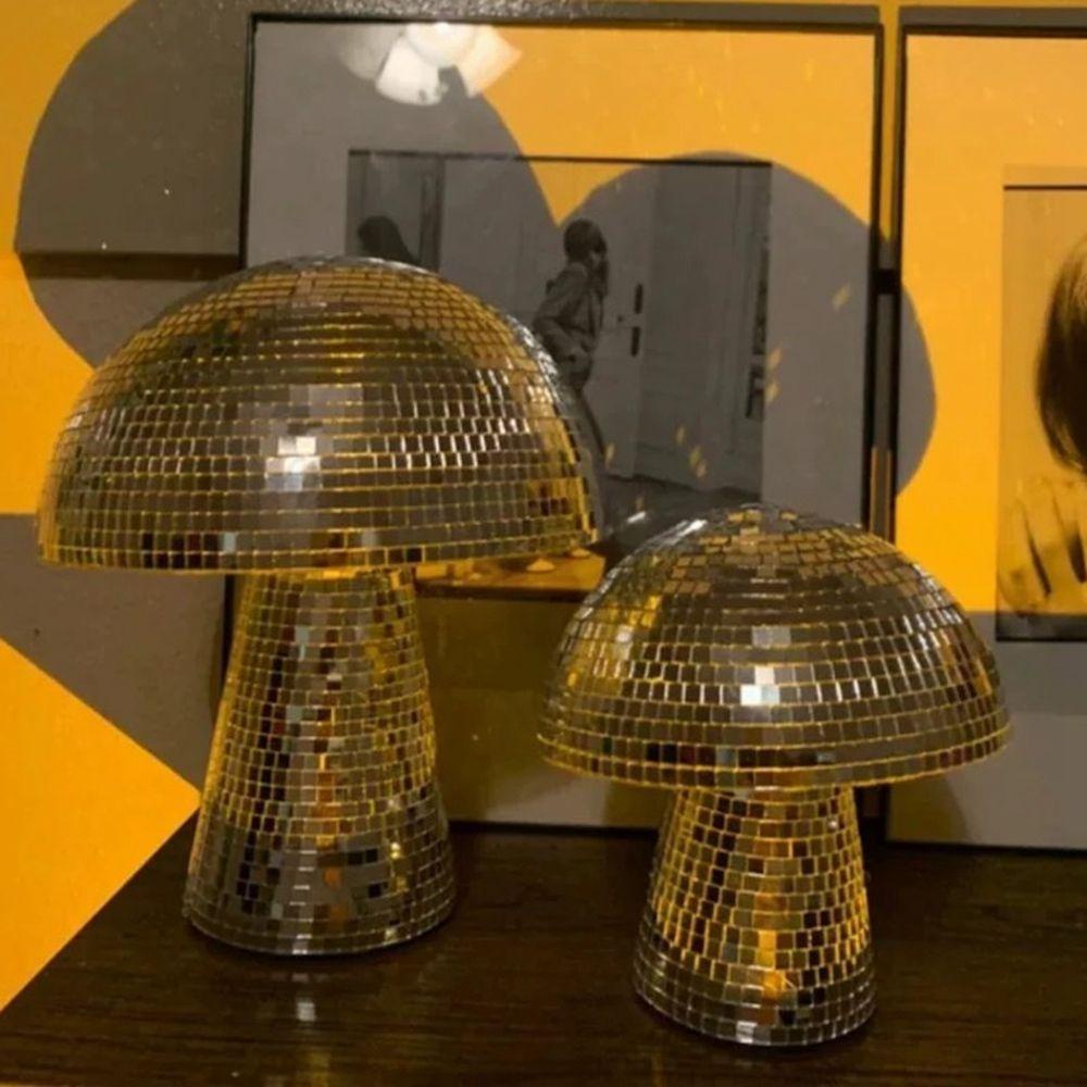 Suyo Bola Disko Jamur Silver Mushroom Disco DJ Lighting Refleksi Bar Dekorasi Panggung Untuk Pesta Pernikahan