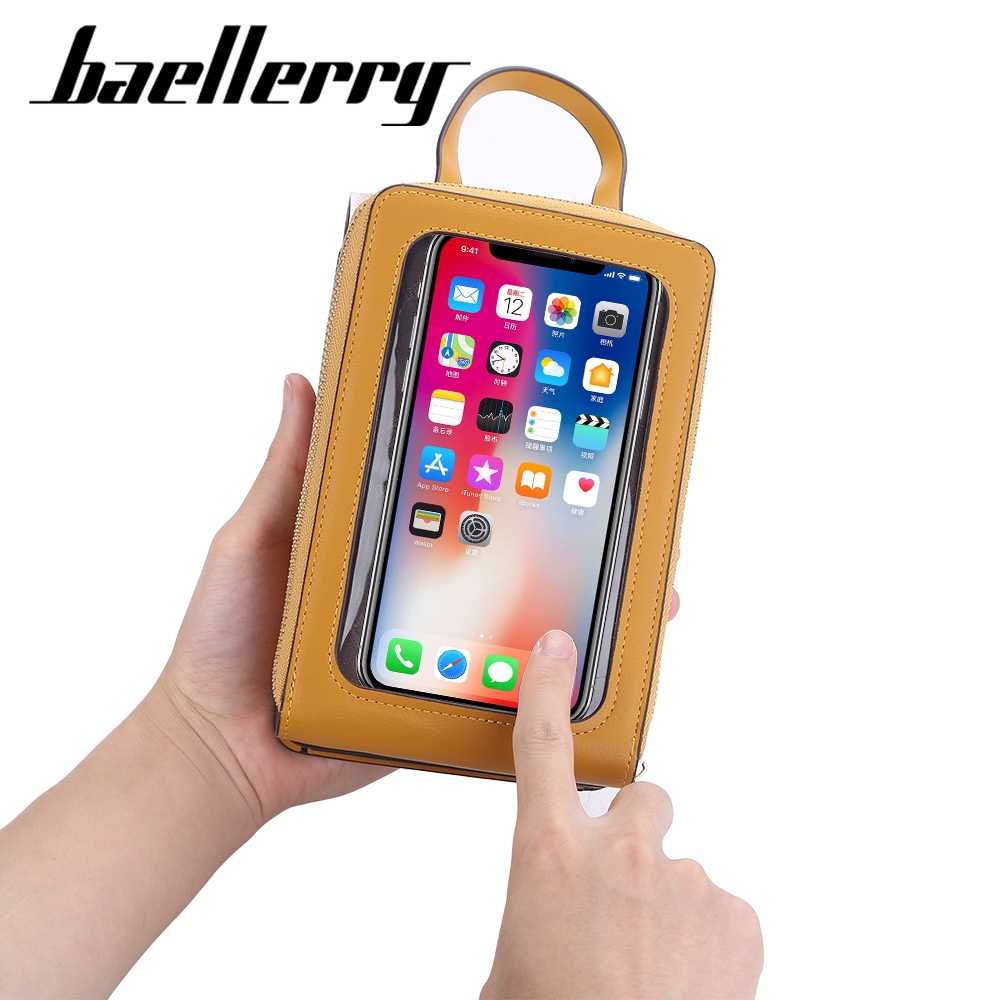 BAELLERRY N8621 Tas Selempang Wanita Tas Handphone Sling Bag PU Leather Premium WATCHKITE WKOS