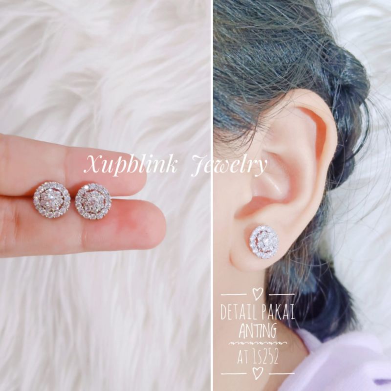 Anting Giwang Titanium Wanita Xupblink Jewelry