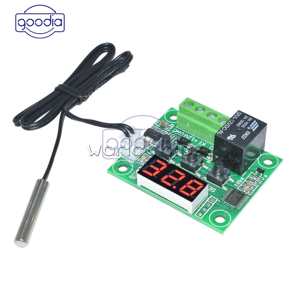 ✈【Fast/COD】✈ -50-110°C W1209 12V Digital thermostat Temperature Control Switch sensor Module