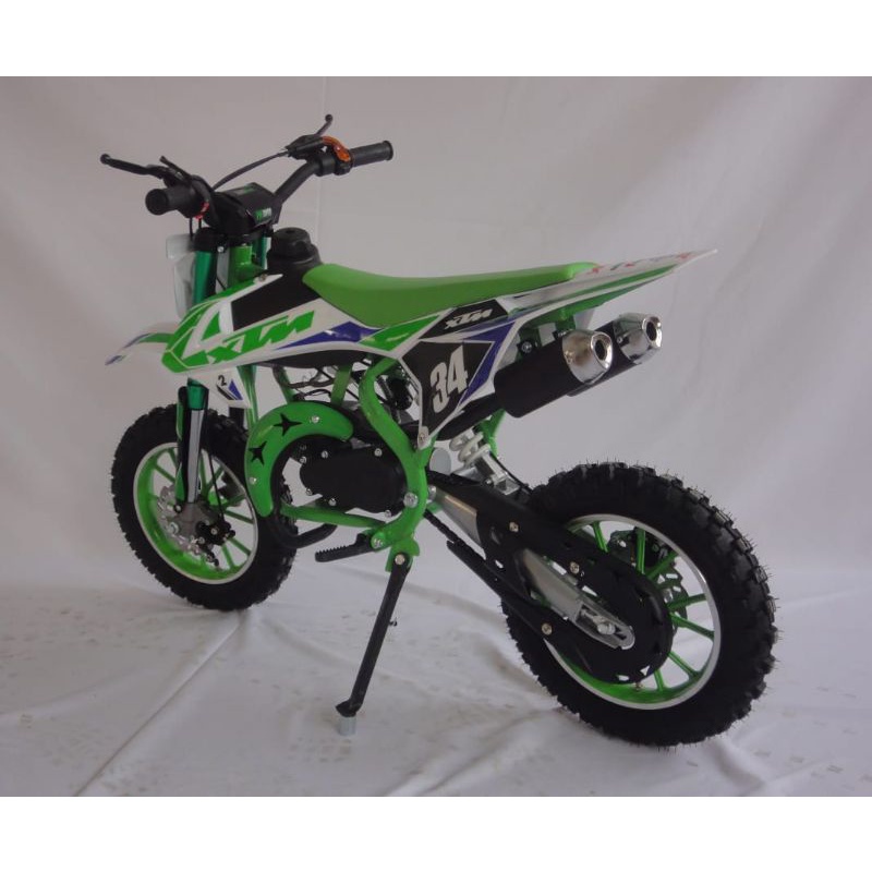 MOTOR MEDIUM TRAIL XTM 50CC NEW  DOUBLE KNALPOT(2 SLINCER)~MOTOR CROSS TRAIL 50CC