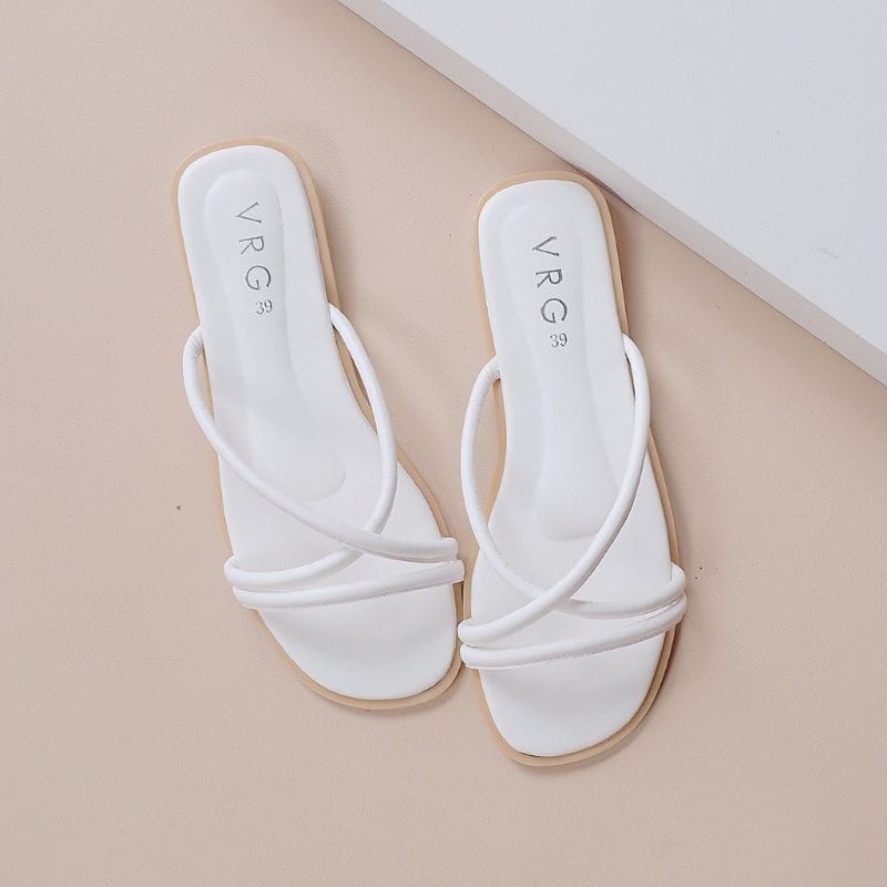 Sandal Teolek Silang Sweet/Sandal Teplek Wanita Terbaru/Sandal Korea