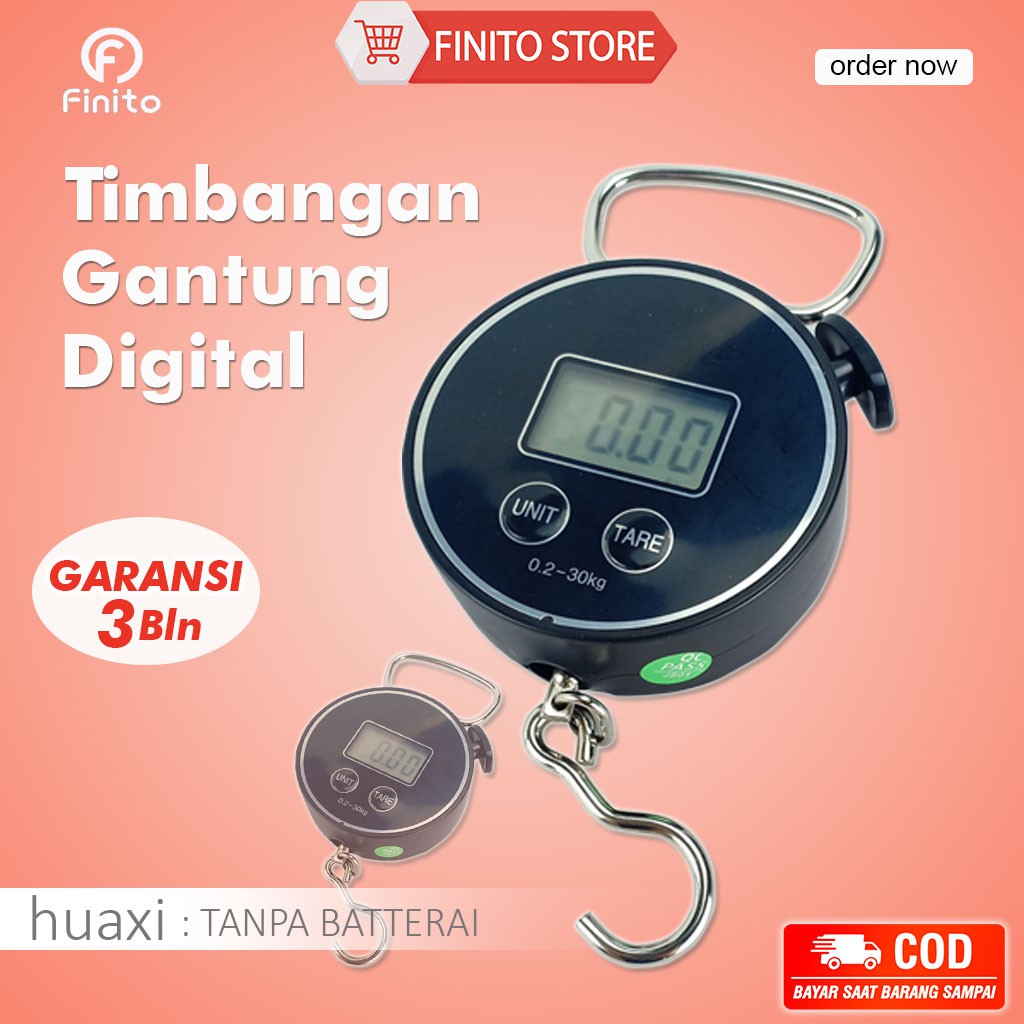 Timbangan Gantung  Digital  Tanpa Baterai Up 30kg/ Garansi 1 Tahun