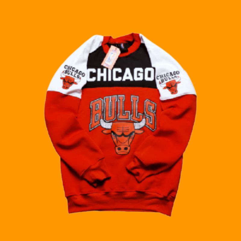 Crewneck Chicago Bulls Kombinasi Full Tag Premium