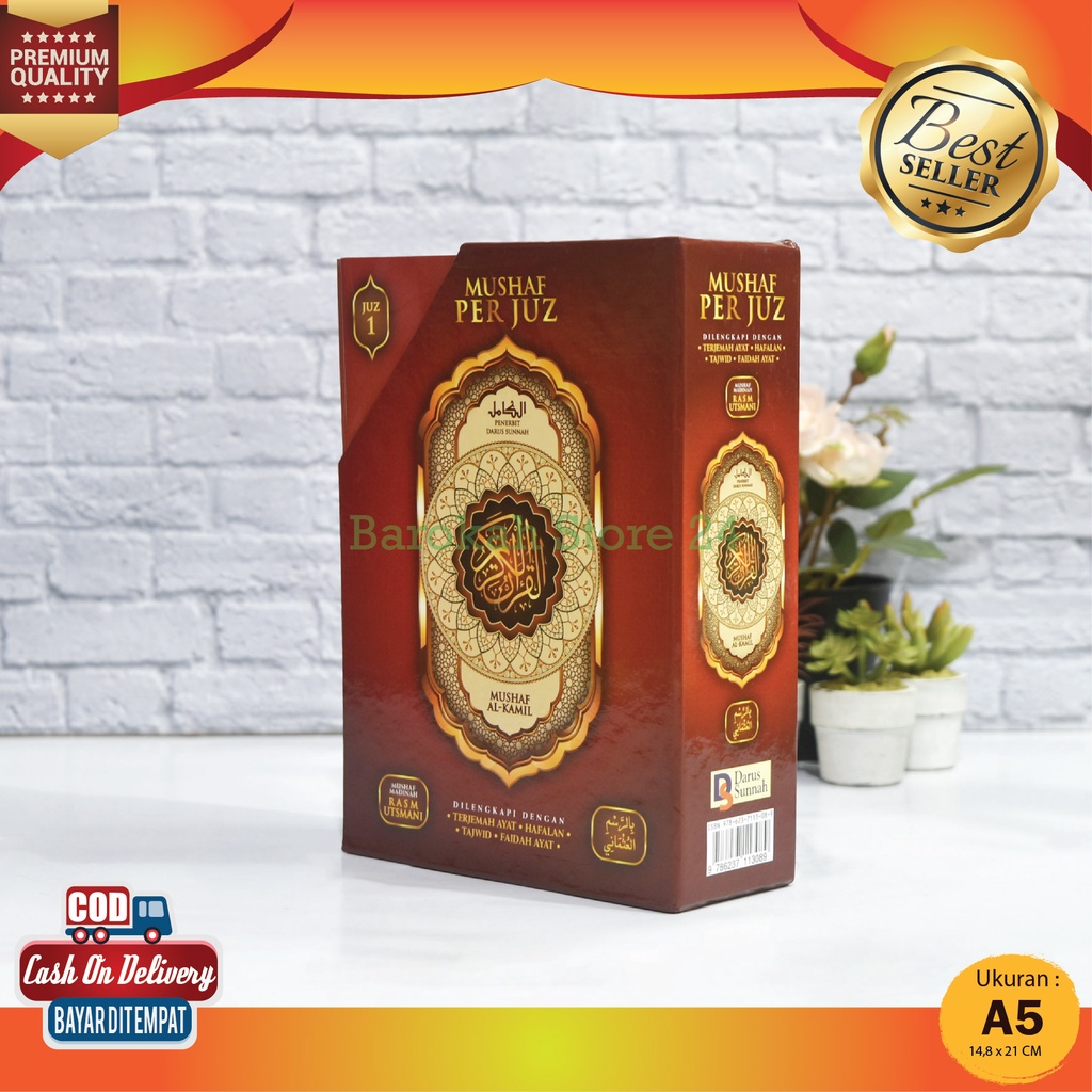Al Quran Hafalan Perjuz Lengkap Komplit 30 Juz Rasm Utsmani Terjemahan Alquran Mushaf Madinah Al Kam
