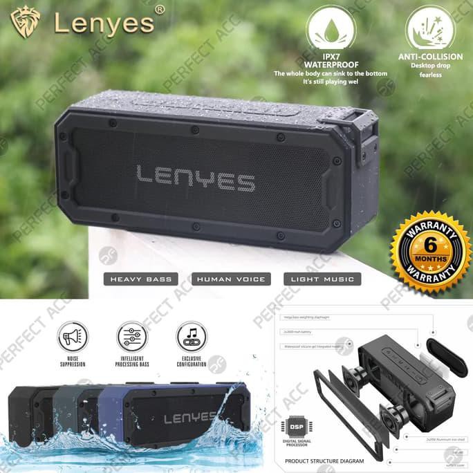 Super Sale LENYES BLUETOOTH SPEAKER S108 WATERPROOF Ready Stock