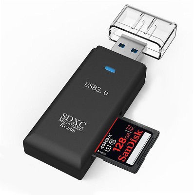 Card Reader USB 3.0 Support Micro SDXC up to 512GB High Speed