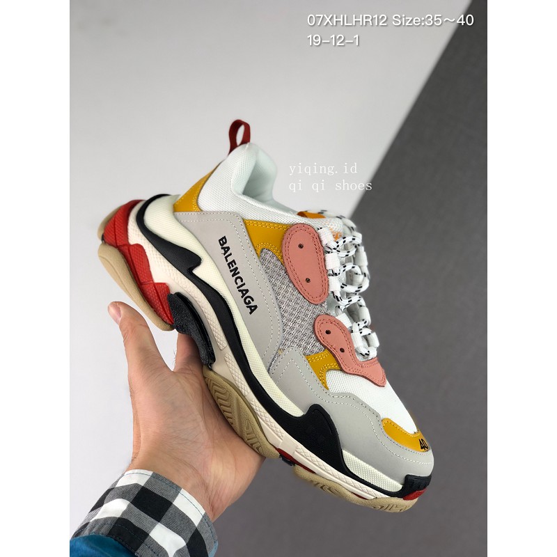 balenciaga triple s platform sneakers