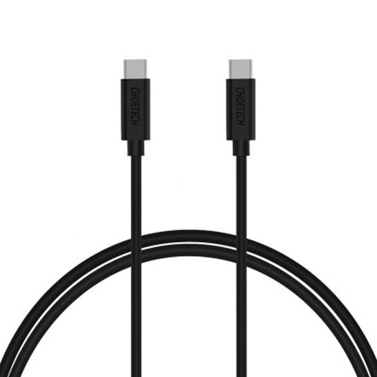 CHOETECH Kabel Charger USB Type-C Male to USB Type-C Male Cable - 1 Meter