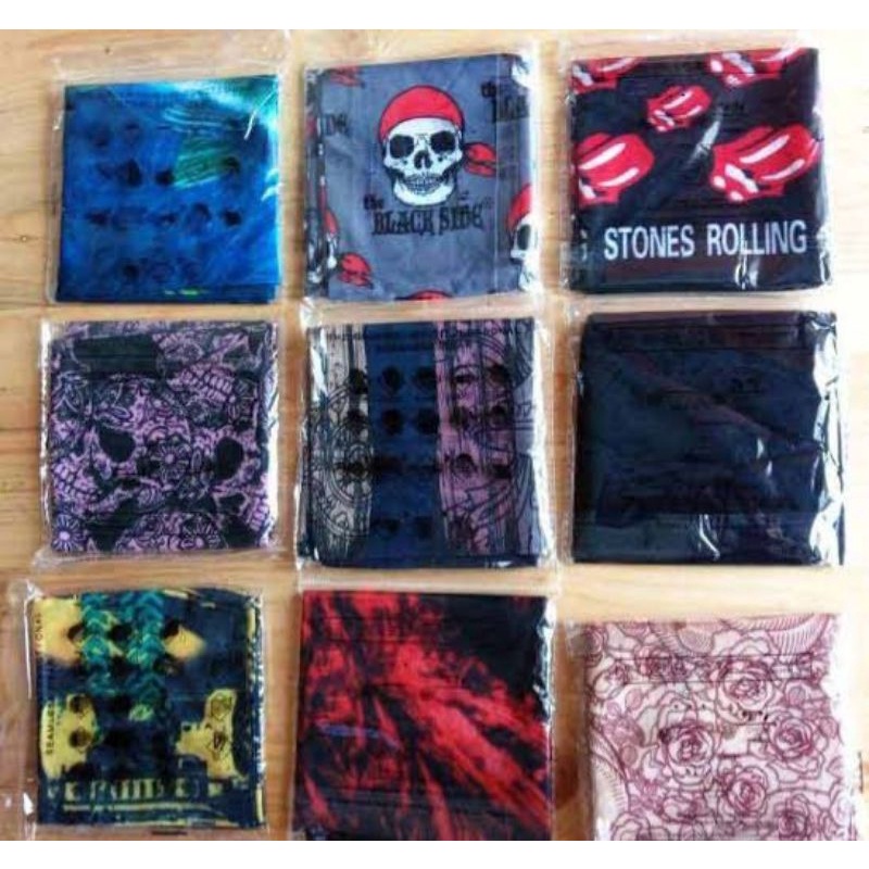 MASKER BFF/BANDANA MOTIF/MASKER MULTIFUNGSI/DEWASA/REMAJA PRIA DAN WANITA (RANDOM)