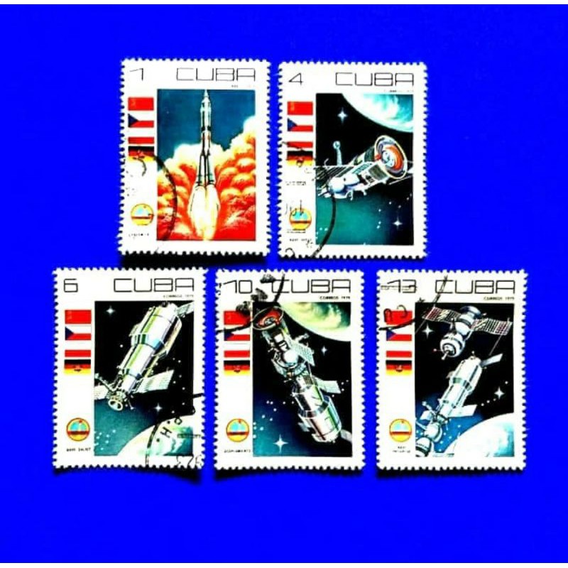 

Prangko Cuba Space Day(2).