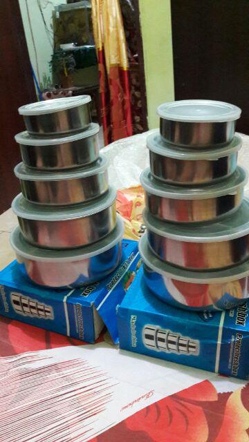 Protect Fresh Box / Wadah Stainless Steel/rantang 5 Susun