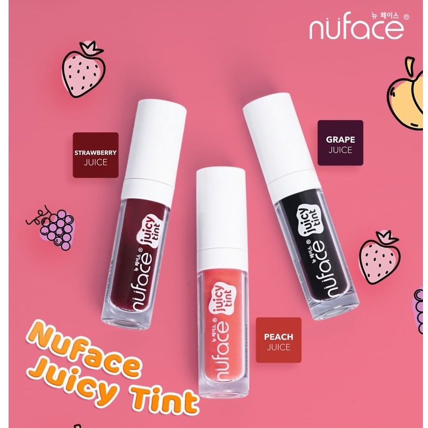 ⭐BAGUS⭐ NUFACE Juicy Tint | Liptint Lip Tint