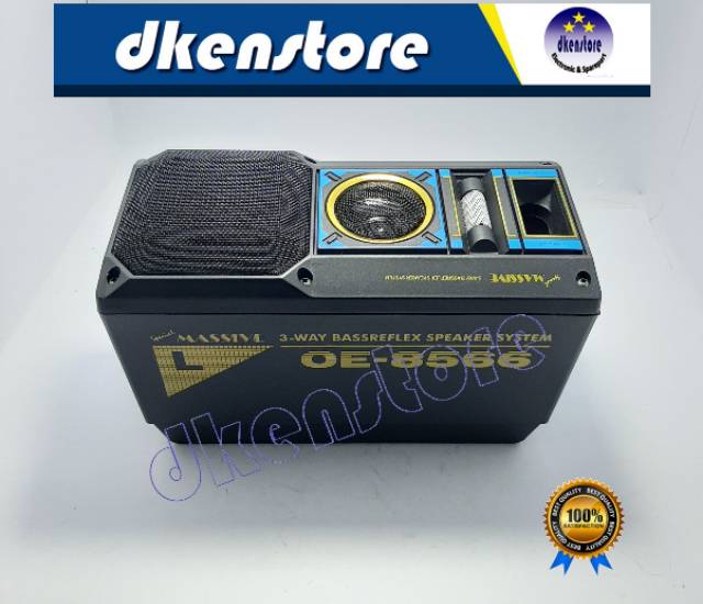 Speaker 4inch massive box pvc 3way sepasang spiker 4 inch 4&quot;