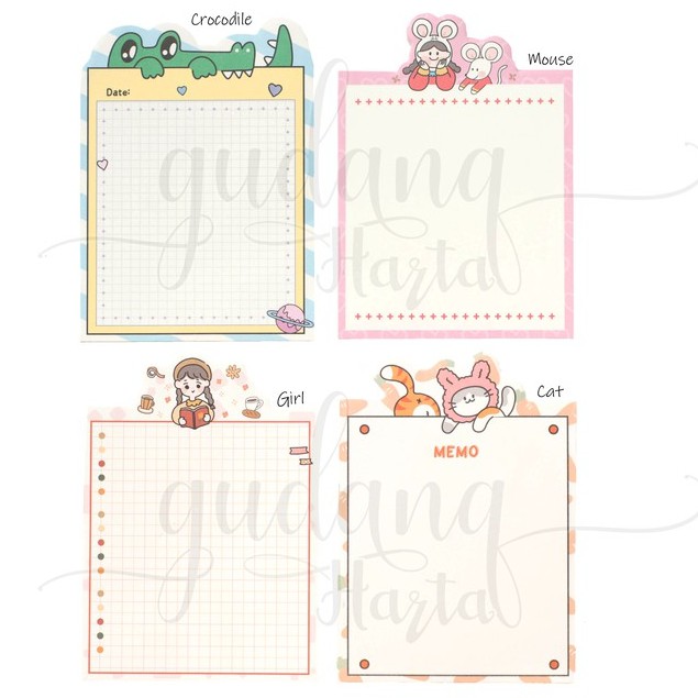 

Memo Intip Buaya Kucing Memo Lucu DIY Scrapbook GC 301362