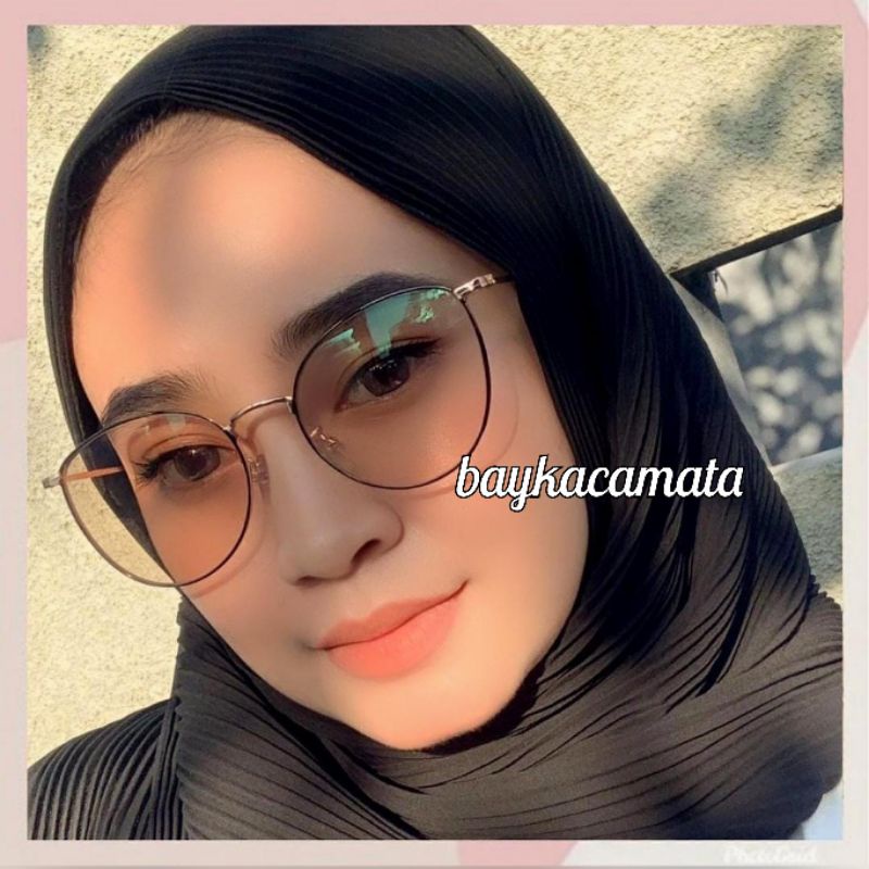 PAKET FOTOCROMIC frame kode 6037 kacamata wanita kacamata korea