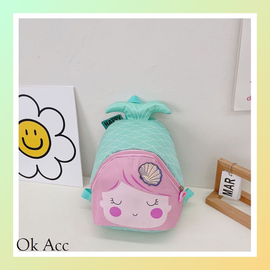 Tas Ransel anak sekolah Putri duyung mermaid FT29