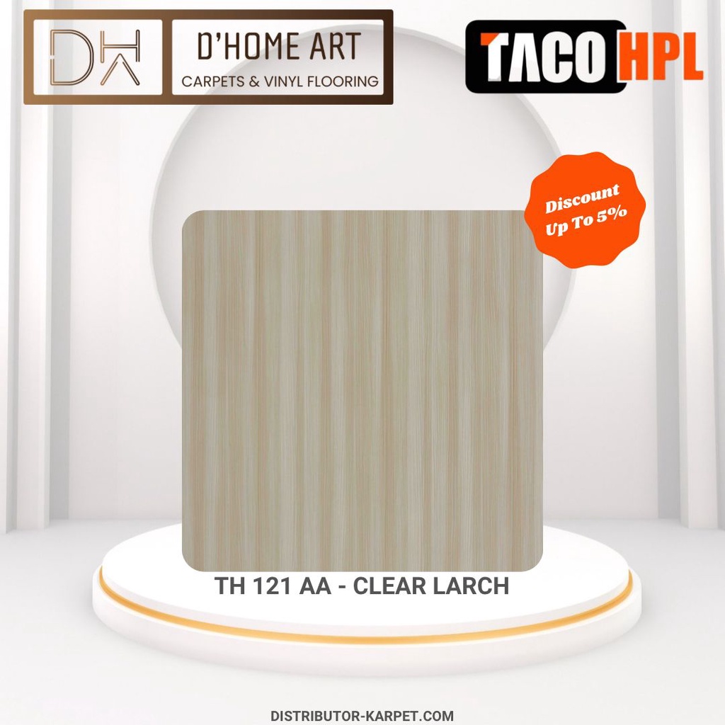Taco HPL Woodgrain - Clear Larch