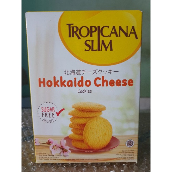 

Tropicana Slim Cookies Hokkaido Cheese Bebas Gula 5 Sachet