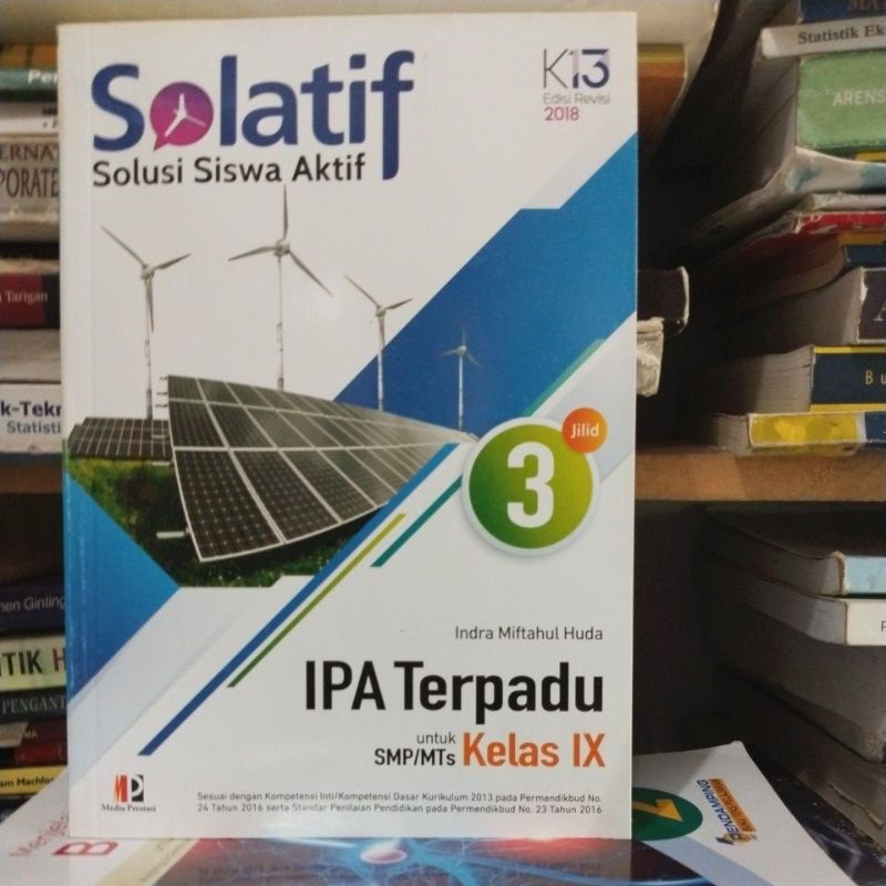 buku solatif ipa terpadu kelas 9/3 smp masmedia revisi