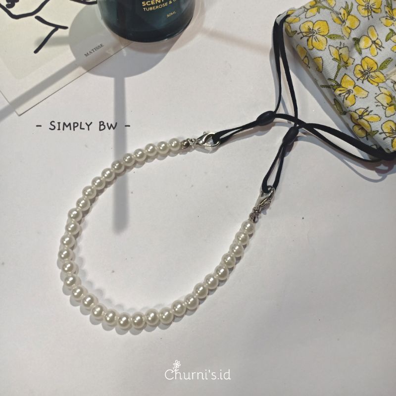 KONEKTOR MASKER MANIK PEARL / HIJAB KONEKTOR-Simply BW