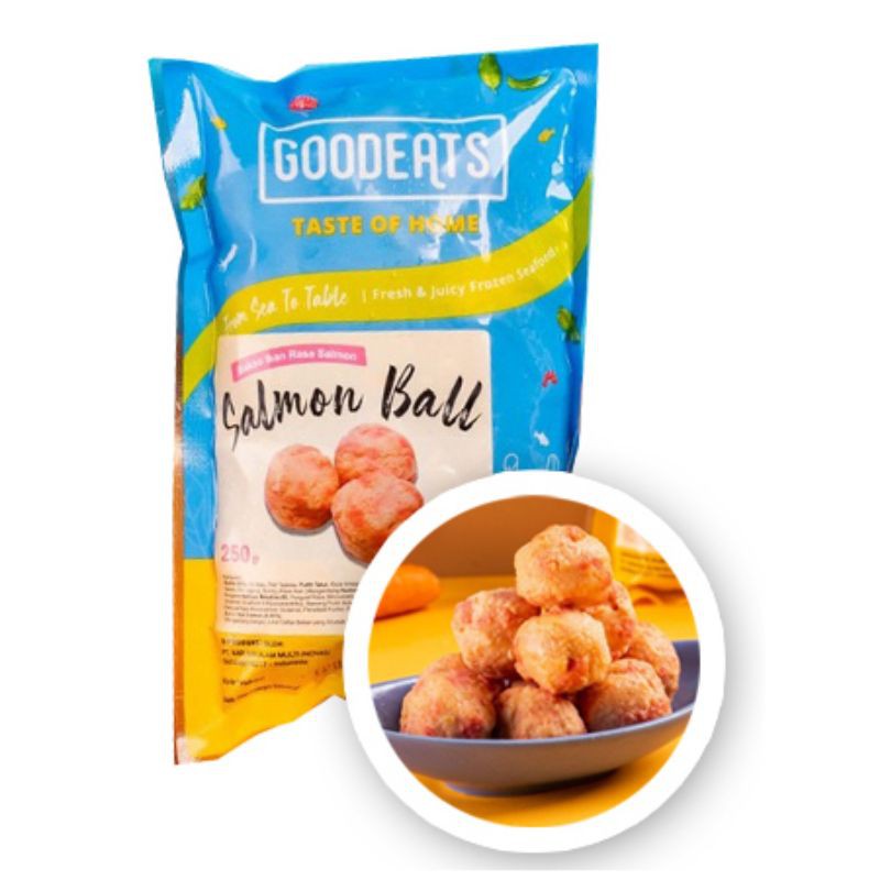 

GOODEATS SALMON BALL 250 GR / BOLA SALMON